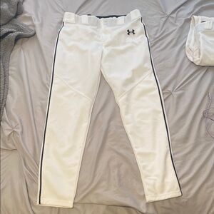 Under Armour White Athletic Pants